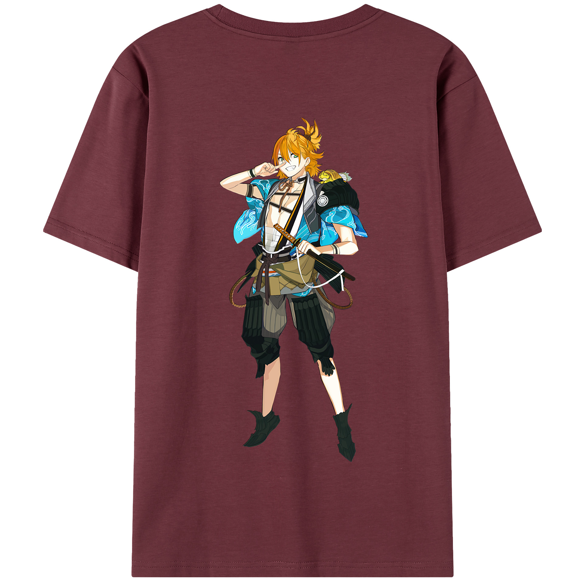 （画像用） 刀剣乱舞 Touken Ranbu 綿100％半袖Tシャツ（背面プリント）